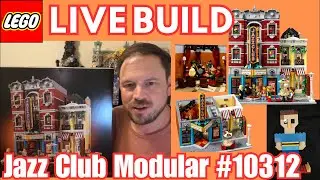 Modular Build #10312 Part 8! Bricktherapy23 and the Jazz Club! Join Us!
