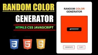 Random Color Generator JavaScript | Random Color Generator