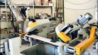 taglio alternato a 45° + foratura 45° - dual Matic 45 - BALESTRIERIMAC Woodworking Machinery