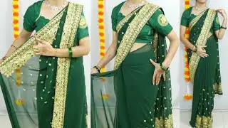 🤩How to Drape Silk saree for Beginners |Guide for wedding & party |Saree Hacks to Look Slim & Tall