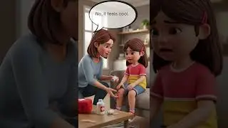 Helps Child After a Fall | Daily English Conversation for Kids & Parents (A1)  #englishforbeginners