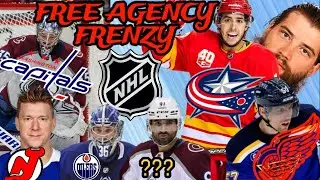 NHL FREE AGENCY 2022- Recap