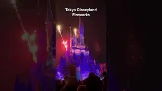 #shortvideo #travel #lifeisbutadream  fireworks display Tokyo Disneyland #disneyland #japan #tokyo