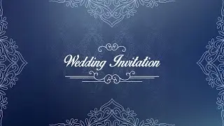 Traditional Wedding Invitation Video | Free Wedding invitation video 91 | Free & Blank