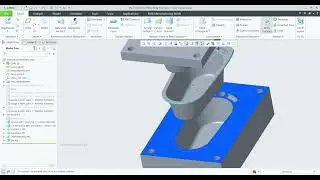 T&aacute;ch khu&ocirc;n chi tiết thau em b&eacute; Creo Parametric 8.0/ Mold cavity Creo Parametric 8.0