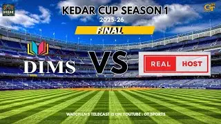 FINALE MATCH || REAL HOST  VS D.I.M.S || 7 DECEMBER 2025 KEDAR CUP