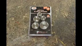 IIT mini saw blade and mandrel kit for rotary tools review and test