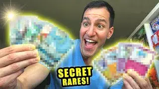 *TEN SECRET RARE PULLS - ONE OPENING!* Unboxing Pokemon Cards GX ULTRA SHINY Booster Boxes!