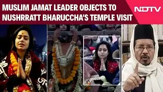 Muslim Jamat Leader Objects To Nushrratt Bharuccha's Temple Visit: 