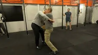 Getting out of a front Bear Hug