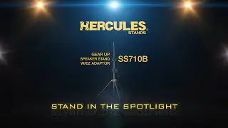 Hercules SS710B Speaker Stand - Stand in the Spotlight