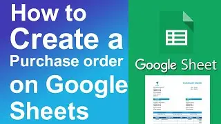 Как создать заказ на покупку в Google Таблицах