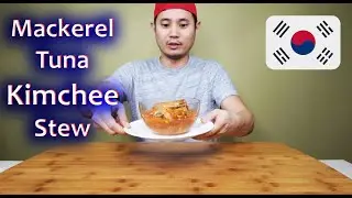 Mackerel and Tuna Kimchee Jjigae Stew - COOKBANG + MUKBANG (꽁치 참치 김치찌개)