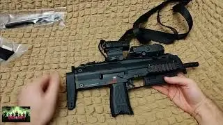 обзор страйкбольный KWA MP7  GBBR Часть 1