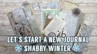 Starting a new journal! ❄️Shabby Winter ❄️￼