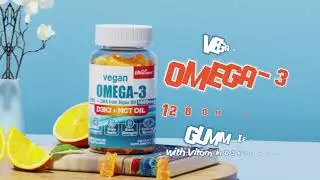 Vegan Omega 3 + D3 + K2 = Triple Power in Two Gummies 💪🍊