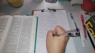 Переписывание Библии от руки | Лука 1:10-15