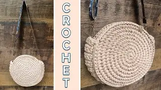 👜Sac Rond au Crochet Rigide 🎥 Ultra Chic & Super Solide !! Tuto Facile & Pro