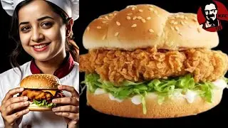 KFC Style Chicken Zinger Burger | Easy & Delicious Recipe
