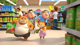 Giant Cat Adventure: The Rich Cat and the Shopping Party