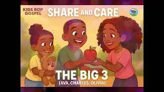 🎵Share and Care (The Big 3 Way) | Uplifting Kids Gospel Song About Kindness & Faith 🙌🏾👧🏾👦🏾👧🏾
