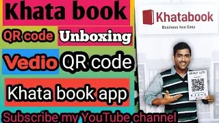 Khata Book QRCode Unboxing || khata book qr code unboxing vedio || khata book || khata book qr code