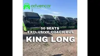 🚍 Batch of Used King Long  50-Seat Coach Buses! 🌟Low Mileage, Euro 5, Export-Ready