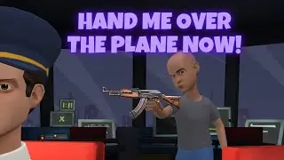 Classic Caillou Hijacks a Plane / Arrested / Grounded