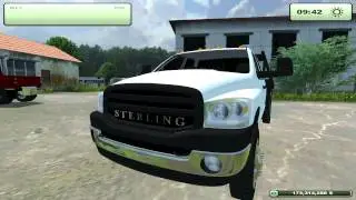 Farming Simulator 2013- Sterling 5500, Dodge 3500, Ford F-250 Trucks.