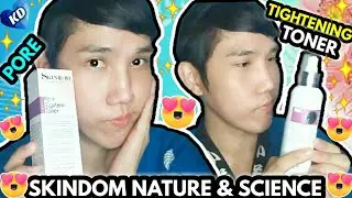 SKINDOM NATURE & SCIENCE PORE TIGHTENING TONER | HOW TO APPLY