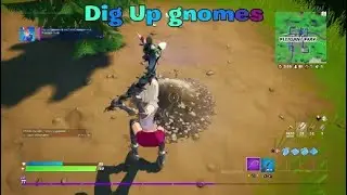 Fortnite Dig Up Gnomes from Fort Crumpet and Pleasant Park! Week5 Challenge