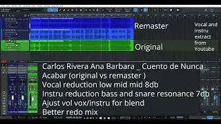Carlos Rivera  Ana Barbara _ Cuento de Nunca Acabar (original vs remaster )