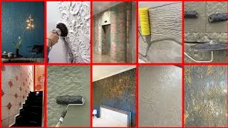 Royal play wall texture painting design//Stone Texture Design/ Beautiful Wall Texture Painting Ideas