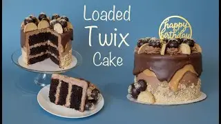Потрясающий торт Twix с начинкой! ЧАСТЬ 2 | Как исправить вздутый перекошенный торт | Ошибки были...
