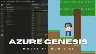 Bikin Game Sandbox Cuma Pakai Python & Pygame Tanpa Unity/Godot (Devlog #1 - Azure Genesis)