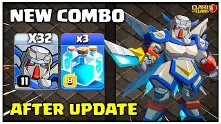 After Coc Update | New TH16 Mass Mecha Smash Attack Strategy | Clash of Clans