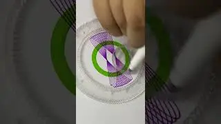 Soft Satisfying ASMR | Calming Spirograph Art for Serenity! #art #shorts #spirograph #asmr #2024