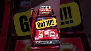 Quick Hit. SUPER WHEEL slot. Wheel bonus winner. ￼
