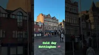 Cold day Nottingham #indianinuk #studentlife #nottingham #snow #winter