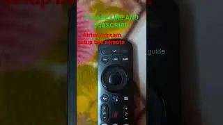 Airtel xstream setup box remote