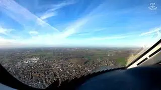 4K - Honda Jet Landing on very short Runway - Mönchengladbach Airport - MGL/EDLN, 60FPS