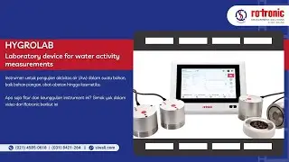 Rotronic Hygrolab | Water Activity Tester