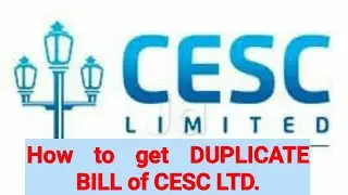 Online Process to get a DUPLICATE ELECTRICITY BILL #CESC #ElectricityBill #cesc_duplicate_bill_copy