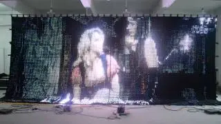 6x4m P5 (5cm) LED Video Curtain - www.wow-backdrops.co.uk
