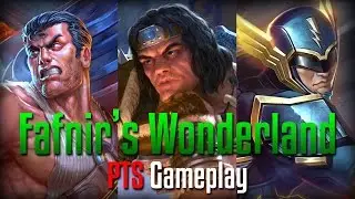 Smite: THESE SKINS ARE AMAZING!- Fafnir's Wonderland Tyr/Mercury/Thor PTS Gameplay