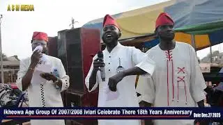 Ikheowa Age Group Of Iviari Celebrating There I8th Years Anniversary 