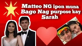 NAG IPON NG PERA SI MATTEO BAGO NAG PROPUSE KAY SARAH GERONEMO || ghenz