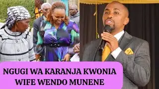 Ngugi Wa Karanja mcee kwonia mutumia wake wendo munene.