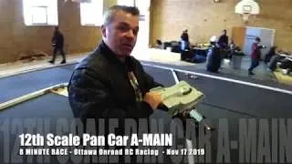 1/12 Pan Car RC racing A-MAIN Race - 100% RC TRACK VIEW - Osmo Action 4K60 - Netcruzer RC