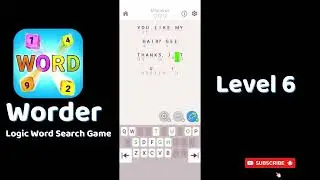 Worder Logic Word Search Level 6 Walkthrough 🧩 | Go Answer 🎮